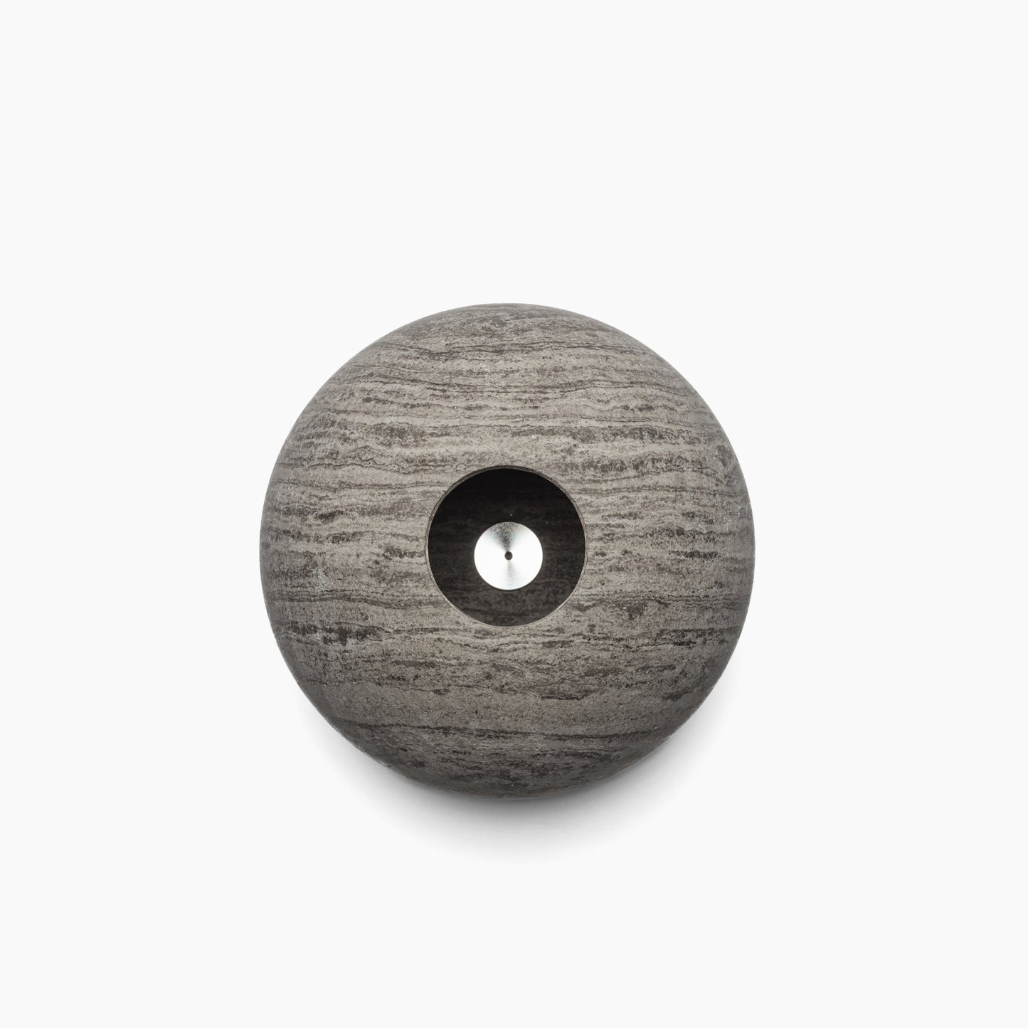 INCENSE BURNER IN GREY ATHENS MARBLE