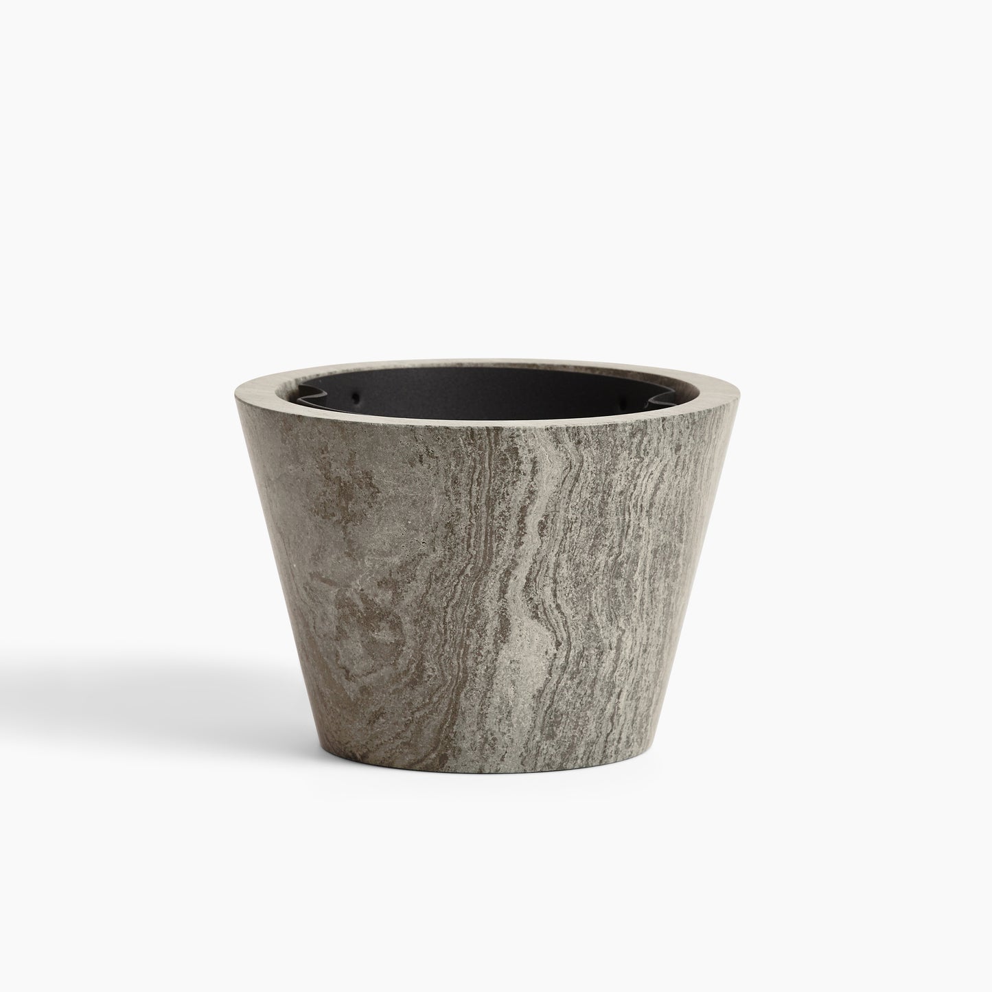 MEDIUM ORCHID POT IN GREY ATHENS MARBLE