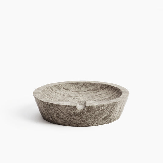 SMALL ASHTRAY IN GREY ATHENS MARBLE